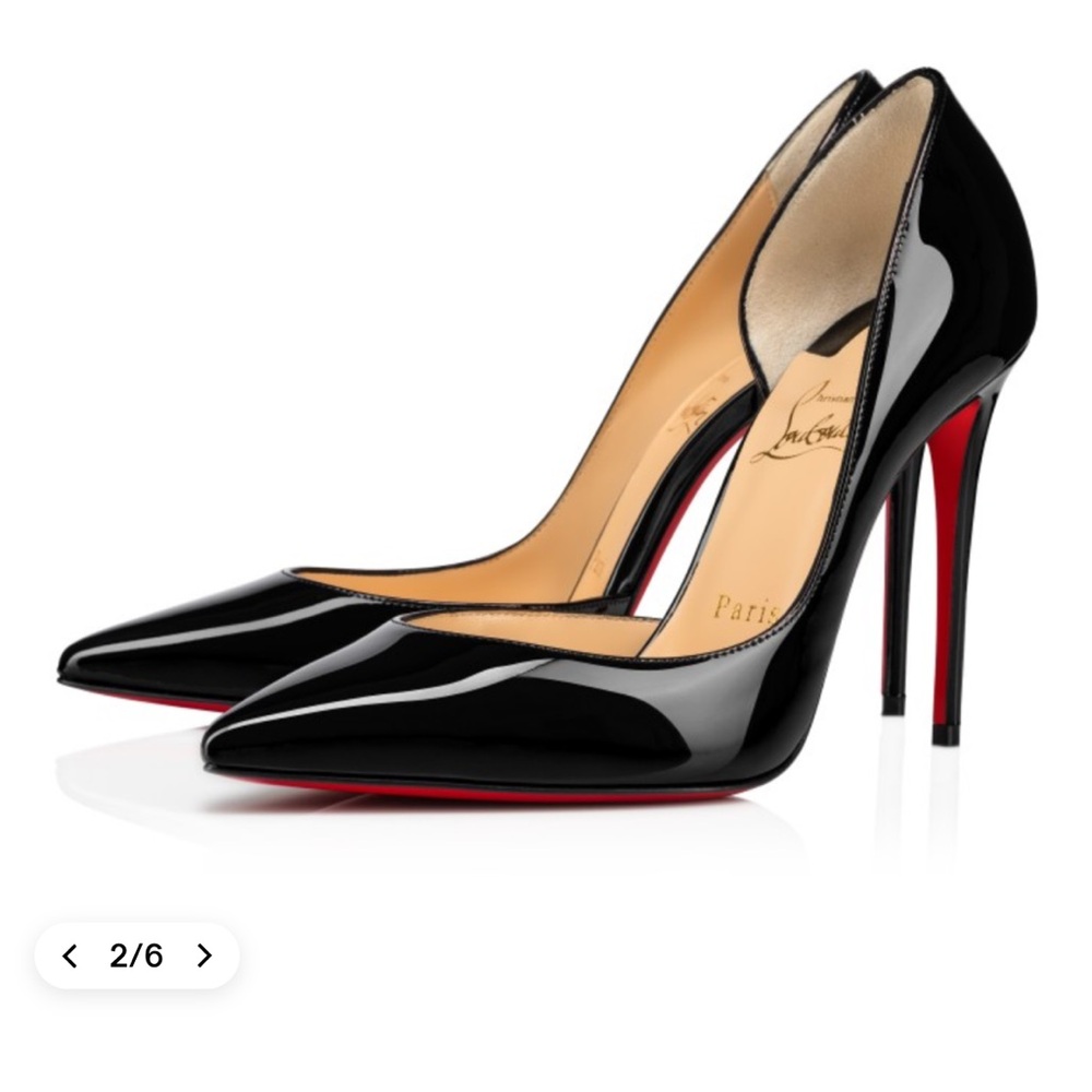 Christian Louboutin Black Iriza 100 mm